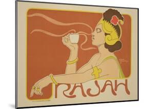 Reproduction of a Poster Advertising the "Cafe Rajah," 1897-Henri Georges Jean Isidore Meunier-Mounted Premium Giclee Print