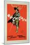 Reproduction of a Poster Advertising "The Chieftain," Savoy Theatre, 1895-Dudley Hardy-Mounted Giclee Print