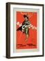 Reproduction of a Poster Advertising "The Chieftain," Savoy Theatre, 1895-Dudley Hardy-Framed Giclee Print