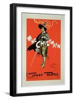 Reproduction of a Poster Advertising "The Chieftain," Savoy Theatre, 1895-Dudley Hardy-Framed Giclee Print