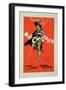 Reproduction of a Poster Advertising "The Chieftain," Savoy Theatre, 1895-Dudley Hardy-Framed Giclee Print