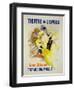 Reproduction of a Poster Advertising the First "Grand Bal Masque," Theatre De L'Opera, Paris, 1896-Jules Chéret-Framed Premium Giclee Print