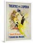 Reproduction of a Poster Advertising the First "Grand Bal Masque," Theatre De L'Opera, Paris, 1896-Jules Chéret-Framed Giclee Print