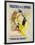 Reproduction of a Poster Advertising the First "Grand Bal Masque," Theatre De L'Opera, Paris, 1896-Jules Chéret-Framed Giclee Print