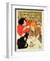 Reproduction of a Poster Advertising the French Company of Chocolate and Tea-Théophile Alexandre Steinlen-Framed Premium Giclee Print