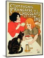 Reproduction of a Poster Advertising the French Company of Chocolate and Tea-Théophile Alexandre Steinlen-Mounted Premium Giclee Print