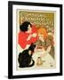 Reproduction of a Poster Advertising the French Company of Chocolate and Tea-Théophile Alexandre Steinlen-Framed Giclee Print