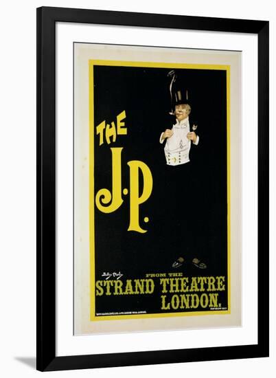 Reproduction of a Poster Advertising "The J.P." at the Strand Theatre, London, 1898-Dudley Hardy-Framed Giclee Print