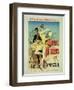 Reproduction of a Poster Advertising "The Lover of Dancers"-Jules Chéret-Framed Giclee Print