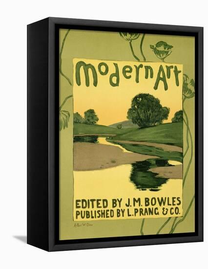 Reproduction of a Poster Advertising the "Modern Art" Review Magazine-Arthur Wesley Dow-Framed Stretched Canvas