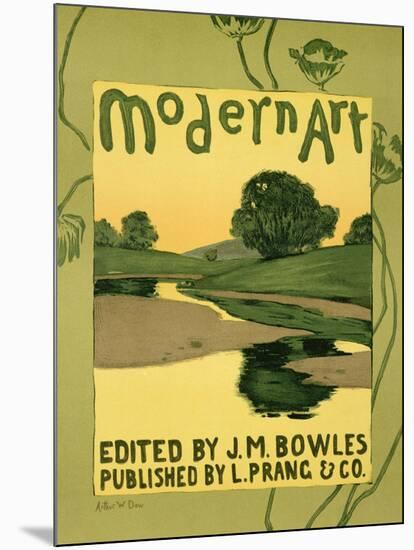 Reproduction of a Poster Advertising the "Modern Art" Review Magazine-Arthur Wesley Dow-Mounted Giclee Print