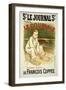 Reproduction of a Poster Advertising the Novel "Le Coupable", by Francois Coppee-Théophile Alexandre Steinlen-Framed Giclee Print