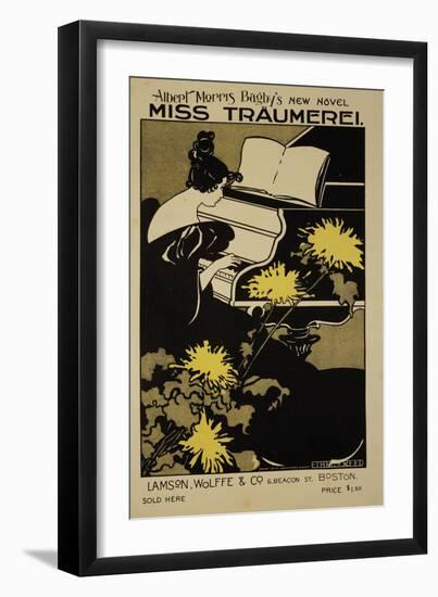 Reproduction of a Poster Advertising the Novel 'Miss Traumerei' by Albert Morris Bagby, 1895 (Colou-Ethel Reed-Framed Giclee Print