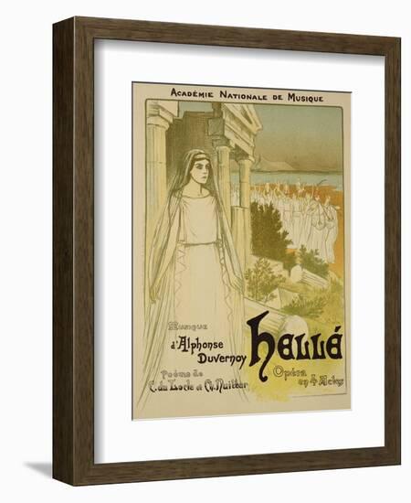 Reproduction of a Poster Advertising the Opera "Helle"-Théophile Alexandre Steinlen-Framed Giclee Print