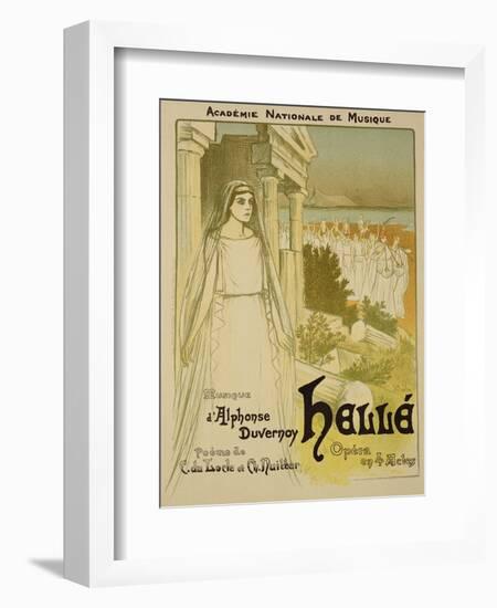 Reproduction of a Poster Advertising the Opera "Helle"-Théophile Alexandre Steinlen-Framed Giclee Print