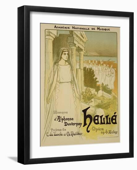 Reproduction of a Poster Advertising the Opera "Helle"-Théophile Alexandre Steinlen-Framed Giclee Print