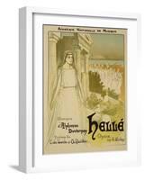 Reproduction of a Poster Advertising the Opera "Helle"-Théophile Alexandre Steinlen-Framed Giclee Print