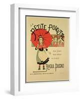 Reproduction of a Poster Advertising the Operetta "La Petite Poucette," 1891-Louis Maurice Boutet De Monvel-Framed Giclee Print