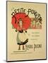 Reproduction of a Poster Advertising the Operetta "La Petite Poucette," 1891-Louis Maurice Boutet De Monvel-Mounted Giclee Print