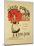 Reproduction of a Poster Advertising the Operetta "La Petite Poucette," 1891-Louis Maurice Boutet De Monvel-Mounted Giclee Print