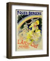 Reproduction of a Poster Advertising "The Rainbow"-Jules Chéret-Framed Giclee Print