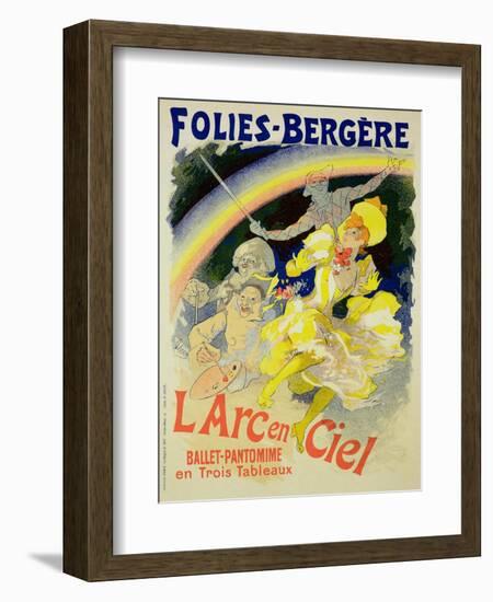 Reproduction of a Poster Advertising "The Rainbow"-Jules Chéret-Framed Giclee Print