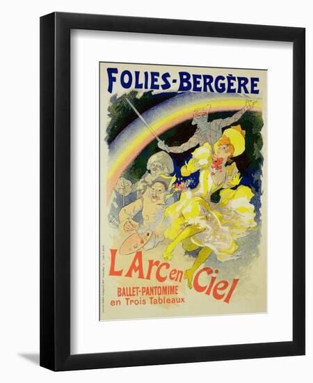 Reproduction of a Poster Advertising "The Rainbow"-Jules Chéret-Framed Giclee Print