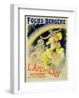 Reproduction of a Poster Advertising "The Rainbow"-Jules Chéret-Framed Giclee Print