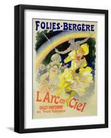 Reproduction of a Poster Advertising "The Rainbow"-Jules Chéret-Framed Giclee Print