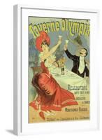 Reproduction of a Poster Advertising the "Taverne Olympia," Paris, 1899-Jules Chéret-Framed Giclee Print