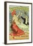 Reproduction of a Poster Advertising the "Taverne Olympia," Paris, 1899-Jules Chéret-Framed Giclee Print