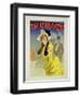 Reproduction of a Poster Advertising "Theatrophone," 1890-Jules Chéret-Framed Giclee Print