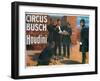Reproduction of a Poster of 1907 Showing Houdini Prior to an Escape from a German Prison, 1975-German School-Framed Giclee Print