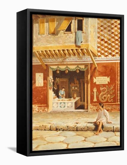 Reproduction of a Shop-Fausto and Felice Niccolini-Framed Stretched Canvas