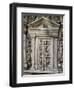 Reproduction of Decorated Door, Detail from Sarcophagus, Ancient Rome, Detail-null-Framed Premium Giclee Print