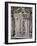 Reproduction of Decorated Door, Detail from Sarcophagus, Ancient Rome, Detail-null-Framed Giclee Print