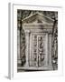 Reproduction of Decorated Door, Detail from Sarcophagus, Ancient Rome, Detail-null-Framed Giclee Print