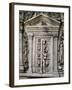 Reproduction of Decorated Door, Detail from Sarcophagus, Ancient Rome, Detail-null-Framed Giclee Print