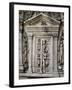 Reproduction of Decorated Door, Detail from Sarcophagus, Ancient Rome, Detail-null-Framed Giclee Print