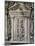 Reproduction of Decorated Door, Detail from Sarcophagus, Ancient Rome, Detail-null-Mounted Giclee Print