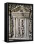 Reproduction of Decorated Door, Detail from Sarcophagus, Ancient Rome, Detail-null-Framed Stretched Canvas