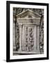 Reproduction of Decorated Door, Detail from Sarcophagus, Ancient Rome, Detail-null-Framed Giclee Print