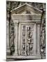 Reproduction of Decorated Door, Detail from Sarcophagus, Ancient Rome, Detail-null-Mounted Giclee Print