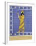 Reproduction of Enamel Decoration with the King at Head of the Procession-null-Framed Giclee Print