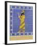 Reproduction of Enamel Decoration with the King at Head of the Procession-null-Framed Giclee Print