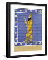 Reproduction of Enamel Decoration with the King at Head of the Procession-null-Framed Giclee Print