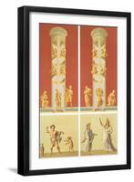 Reproduction of Frescoes Depicting a Porch-Fausto and Felice Niccolini-Framed Giclee Print