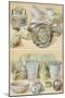 Reproduction of Glass Objects, from the Houses and Monuments of Pompeii-Fausto and Felice Niccolini-Mounted Giclee Print