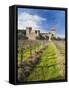 Reproduction of Italian Castle, Castello Di Amoroso Winery, Calistoga, Napa Valley, California, Usa-Walter Bibikow-Framed Stretched Canvas