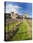 Reproduction of Italian Castle, Castello Di Amoroso Winery, Calistoga, Napa Valley, California, Usa-Walter Bibikow-Stretched Canvas